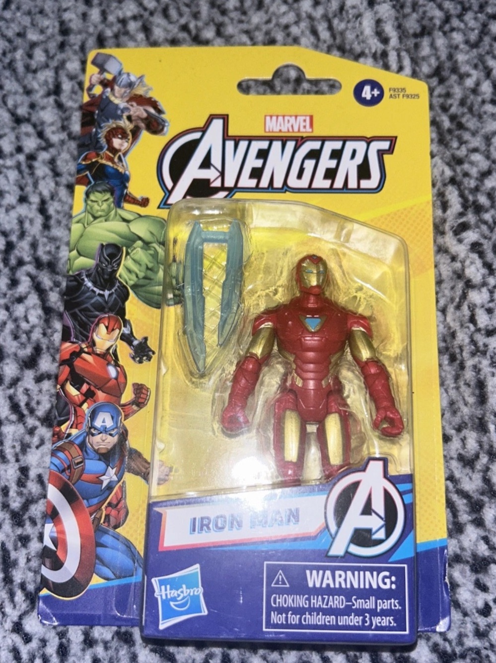 Avengers Iron Man 4" Action Figure 2024 Epic Hero Series Marvel Hasbro NEW
